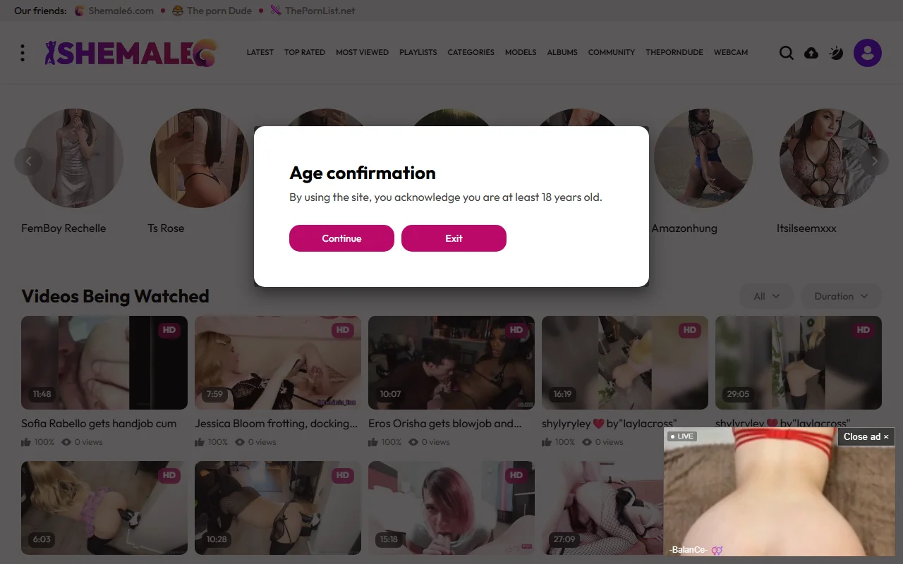 Screenshot of Shemale6